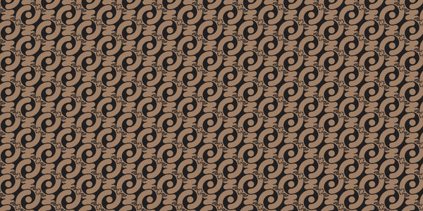 Geometric Abstract Brown Chainy Wallpaper, Seamless Pattern Mural, Oversized Custom Size Wall Art, Non-Woven, Non-Adhesive, Modern Wall Paper, Removable