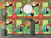 Fun Tropical Wallpaper, Toucan and Amazon Motives Mural, Oversized Custom Size Wall Art, Non-Woven, Non-Adhesive, Modern Wall Paper, Removable