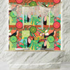 Fun Tropical Wallpaper, Toucan and Amazon Motives Mural, Oversized Custom Size Wall Art, Non-Woven, Non-Adhesive, Modern Wall Paper, Removable
