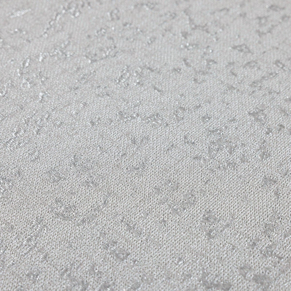 Classic Abstract Metallic Accent Wallpaper, Light Gray 3D Embossed Solid Color Glitter Shimmer Elegant Wallcovering - Walloro High End Wallcoverings & More
