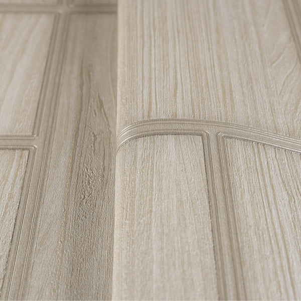 Elegant Wood Pattern 3D Embossed Wallpaper, Light Beige Farmhouse Lodge Realistic Wood Plank Textured Wall Covering (Copy) - Walloro High End Wallcoverings & More