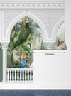 Garden Arch Wallpaper, Birds Mural, Oversized Custom Size Wall Art, Non-Woven, Non-Adhesive, Modern Wall Paper, Removable