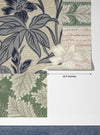 Floral Wallpaper, Patchwork Mural, Oversized Custom Size Wall Art, Non-Woven, Non-Adhesive, Modern Wall Paper, Removable