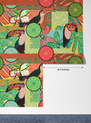 Fun Tropical Wallpaper, Toucan and Amazon Motives Mural, Oversized Custom Size Wall Art, Non-Woven, Non-Adhesive, Modern Wall Paper, Removable