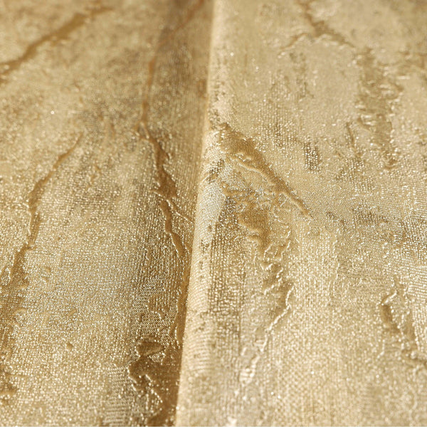 Gold Distressed Metallic Embossed Wallpaper, Shiny Rustic Industrial Modern Wallcovering - Walloro High End Wallcoverings & More