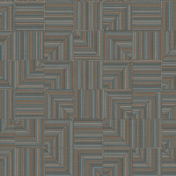 Green Modern Geometric Shapes Wallpaper, Embossed Rich Textured Contemporary Wallcovering - Walloro High End Wallcoverings & More