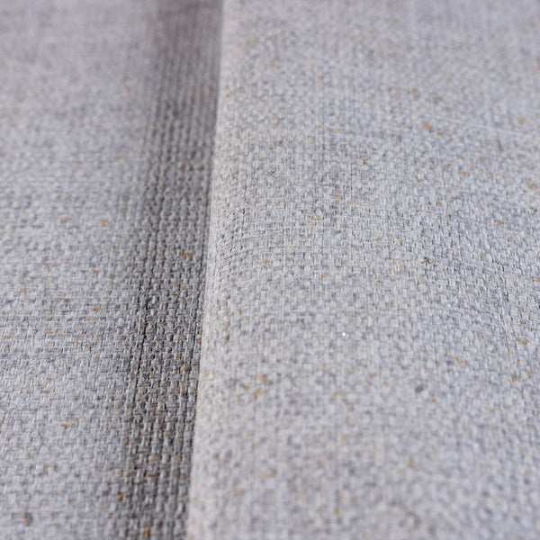 Light Gray Sparkling Linen Texture Textured Wallpaper, Classical Woven Fabric Decorative Wallcovering - Walloro High End Wallcoverings & More