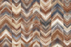 Modern Chevron Wall Mural, Brown Oversized Large Herringbone Wallpaper, Custom Size Geometric Wall Covering, Non-Woven, Non-Pasted, Removable - Walloro High End Wallcoverings & More