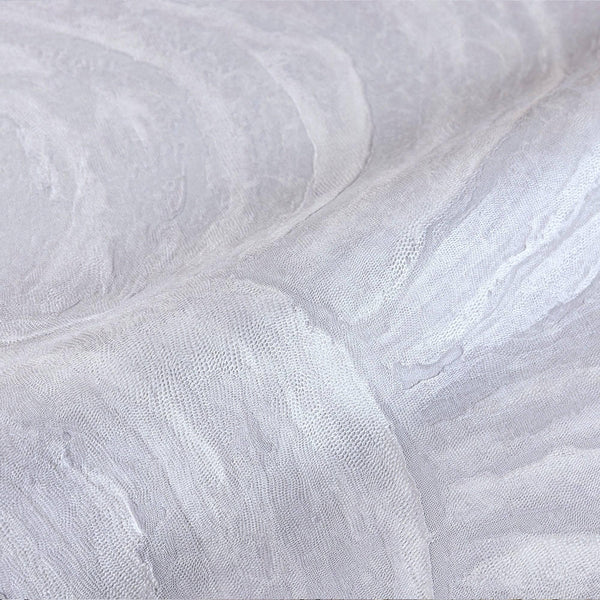 Textured Pattern Silver Embossed Wallpaper, Home Wall Decor, Aesthetic Wallpaper, Textured Wallcovering Non-Adhesive and Non-Peel - Walloro High End Wallcoverings & More
