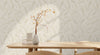 Warm-Toned Cream Patterned Wallpaper, Textured Wallpaper,Natural Wallpaper, Modern & Minimalist Wall Covering,Modern Look Neutral Colors Glittering Wallcovering