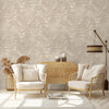 Rich Brown Wallpaper,Natural Wallpaper, Modern & Minimalist Wall Covering,Modern Look Neutral Colors Glittering Wallcovering