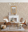 Rich Brown Wallpaper,Natural Wallpaper, Modern & Minimalist Wall Covering,Modern Look Neutral Colors Glittering Wallcovering