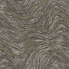 Anthracite and Gold Patterned Wallpaper,Natural Wallpaper, Modern & Minimalist Wall Covering,Modern Look Neutral Colors Glittering Wallcovering