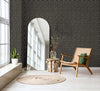 Black and Cream Wallpaper,Natural Wallpaper, Modern & Minimalist Wall Covering,Modern Look Neutral Colors Glittering Wallcovering