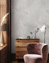 Light Ash Floral Wallpaper, Natural Wallpaper, Modern & Minimalist Wall Covering,Modern Look Neutral Colors Glittering Wallcovering