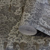 Dark Grey Floral Wallpaper, Natural Wallpaper, Modern & Minimalist Wall Covering,Modern Look Neutral Colors Glittering Wallcovering