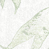 Green Embossed Wallpaper with Floral Patterns Wallpaper, Textured Wallpaper,Natural Wallpaper, Modern & Minimalist Wall Covering,Modern Look Neutral Colors Glittering Wallcovering