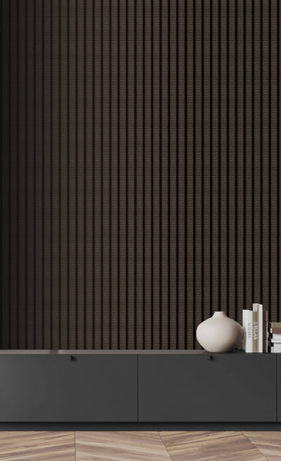 Dark Gray Panel Pattern Wall Panel, PS Wall Home Decoration Panel-Premium Quality