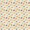 Horses, Clouds, Flowers Wallpaper, Sweet Seamless Pattern Mural, Oversized Custom Size Wall Art, Non-Woven, Non-Adhesive, Modern Wall Paper, Removable