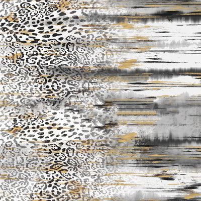 Leopard Skin Wallpaper, Seamless Pattern Mural, Oversized Custom Size Wall Art, Non-Woven, Non-Adhesive, Modern Wall Paper, Removable