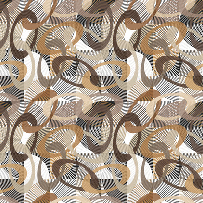 Abstract Geometric Shapes Wallpaper, Seamless Pattern Mural, Oversized Custom Size Wall Art, Non-Woven, Non-Adhesive, Modern Wall Paper, Removable