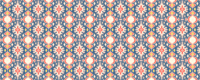 Ikat Folklore Wallpaper, Seamless Pattern Mural, Oversized Custom Size Wall Art, Non-Woven, Non-Adhesive, Modern Wall Paper, Removable