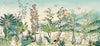 Chinoiserie Wallpaper, Floral Trees and Birds Mural, Oversized Custom Size Wall Art, Non-Woven, Non-Adhesive, Modern Wall Paper, Removable
