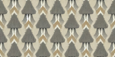 Ethnic Ikat Abstract Wallpaper, Seamless Pattern Tribal Mural, Oversized Custom Size Wall Art, Non-Woven, Non-Adhesive, Modern Wall Paper, Removable