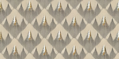 Ethnic Handmade Ikat Wallpaper, Seamless Pattern Mural, Oversized Custom Size Wall Art, Non-Woven, Non-Adhesive, Modern Wall Paper, Removable