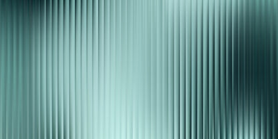 Corrugated Glass Effect Wallpaper, Blue, Green Mural, Oversized Custom Size Wall Art, Non-Woven, Non-Adhesive, Modern Wall Paper, Removable