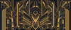 Art Deco Wallpaper, Geometric Gold Mural, Oversized Custom Size Wall Art, Non-Woven, Non-Adhesive, Modern Wall Paper, Removable