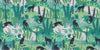 Panthers and Tropical Leaves Wallpaper, Seamless Pattern Mural, Oversized Custom Size Wall Art, Non-Woven, Non-Adhesive, Modern Wall Paper, Removable