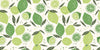 Lemons and Limes Wallpaper, Seamless Pattern Mural, Oversized Custom Size Wall Art, Non-Woven, Non-Adhesive, Modern Wall Paper, Removable