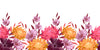 Art Floral Wallpaper, Seamless Pattern Mural, Oversized Custom Size Wall Art, Non-Woven, Non-Adhesive, Modern Wall Paper, Removable