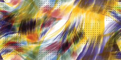 Futuristic Colorful Wallpaper, Seamless Pattern Mural, Oversized Custom Size Wall Art, Non-Woven, Non-Adhesive, Modern Wall Paper, Removable