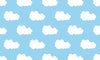 Cloud Wallpaper, Seamless Pattern Mural, Oversized Custom Size Wall Art, Non-Woven, Non-Adhesive, Modern Wall Paper, Removable