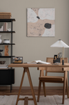 Warm Beige Wallpaper, Matte Gray Wallpaper, Modern & Minimalist Wall Covering,Modern Look Neutral Colors Glittering Wallcovering