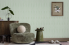 Green-toned Patterned Wallpaper, Textured Wallpaper,Natural Wallpaper, Modern & Minimalist Wall Covering,Modern Look Neutral Colors Glittering Wallcovering