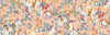 Floral Liberty Pattern Wallpaper, Plants Background Mural, Oversized Custom Size Wall Art, Non-Woven, Non-Adhesive, Modern Wall Paper, Removable