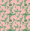 Abstract Geometric Floral Wallpaper, Seamless Pattern Mural, Oversized Custom Size Wall Art, Non-Woven, Non-Adhesive, Modern Wall Paper, Removable