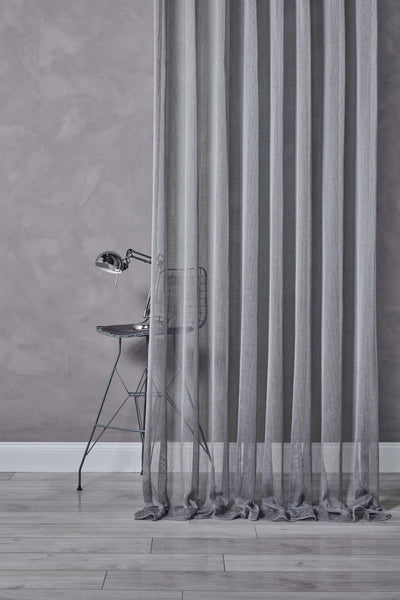Sky Tulle-The Art of Mixing Fabrics in Luxury Drapery Design