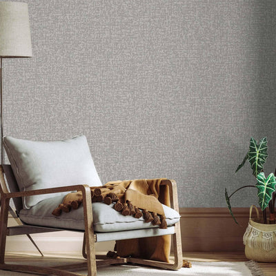 Abstract Glam 3D Embossed Wallpaper, Light Gray, Silver Metallic Accents Luxury Wallcovering, Washable, Durable Home and Commercial Use Wall Decor - Walloro High End Wallcoverings & More