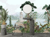 Landscape Wallpaper, Alcove Mural, Oversized Custom Size Wall Art, Non-Woven, Non-Adhesive, Modern Wall Paper, Removable