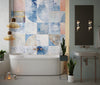 Geometric Wallpaper, Loft, Classic and Modern Style Mural, Oversized Custom Size Wall Art, Non-Woven, Non-Adhesive, Modern Wall Paper, Removable