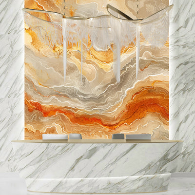 Ikat Ethnic Tribal Wallpaper, Seamless Pattern Mural, Oversized Custom Size Wall Art, Non-Woven, Non-Adhesive, Modern Wall Paper, Removable