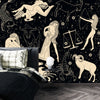 Signs Zodiac Wallpaper, Seamless Pattern Mural, Oversized Custom Size Wall Art, Non-Woven, Non-Adhesive, Modern Wall Paper, Removable