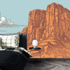 Wild West Wallpaper, Landscape Mural, Oversized Custom Size Wall Art, Non-Woven, Non-Adhesive, Modern Wall Paper, Removable