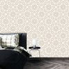 Linear Geometric Wallpaper, Seamless Pattern Mural, Oversized Custom Size Wall Art, Non-Woven, Non-Adhesive, Modern Wall Paper, Removable