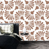 Abstract Geometric Wallpaper, Seamless Pattern Mural, Oversized Custom Size Wall Art, Non-Woven, Non-Adhesive, Modern Wall Paper, Removable