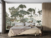 Safari Panaroma Wallpaper, Seamless Wildlife Mural, Oversized Custom Size Wall Art, Non-Woven, Non-Adhesive, Modern Wall Paper, Removable